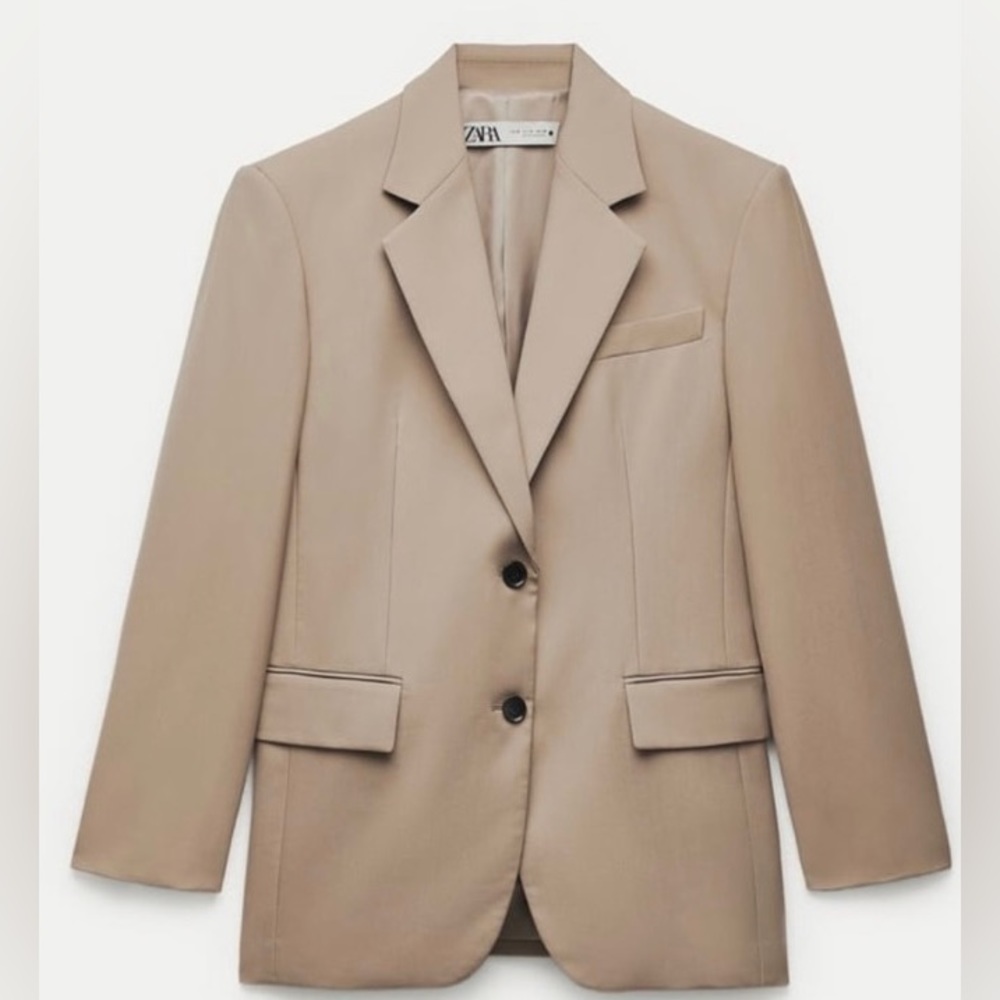 Zara oversized purple Blazer